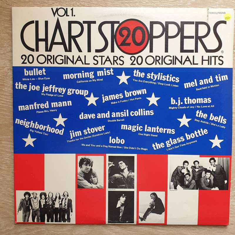 20 Chartstoppers Vol 1 (Original Artists) -  Vinyl LP Record - Very-Good+ Quality (VG+)