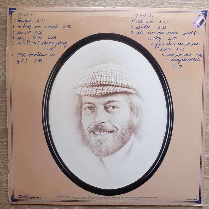 Anton Goosen - Liedtjieboer -  Vinyl LP Record - Very-Good+ Quality (VG+)
