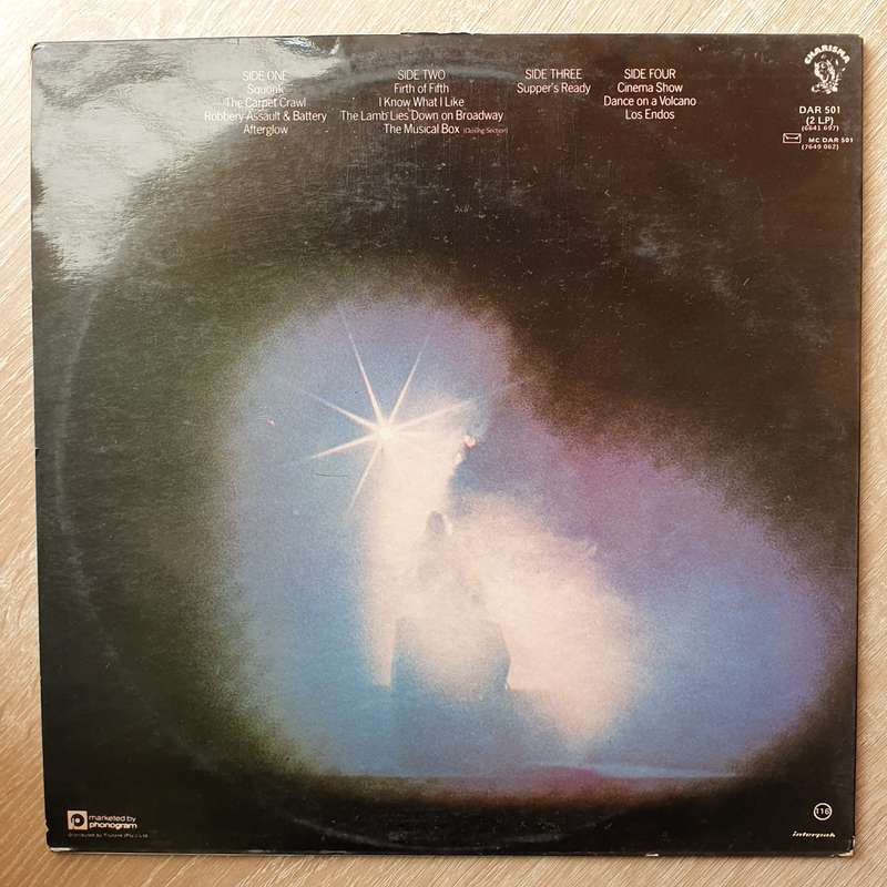Genesis  Seconds Out - Double Vinyl LP Record - Very-Good+ Quality (VG+)
