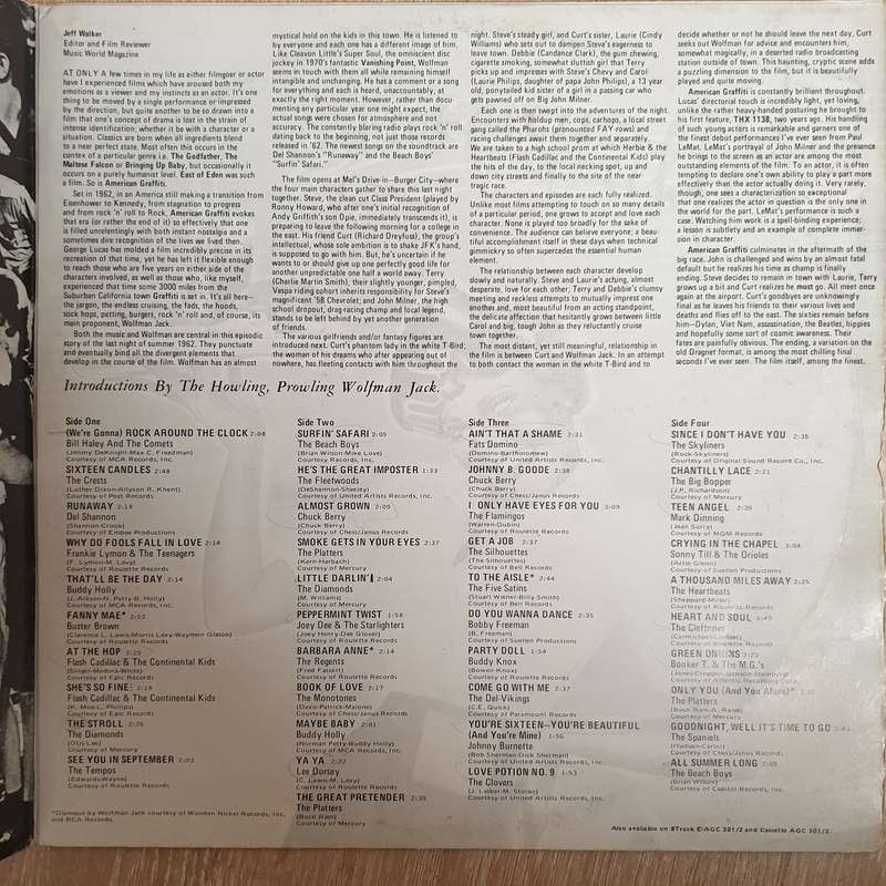 American Graffitti - Vinyl LP Record - Opened  - Very-Good Quality (VG)