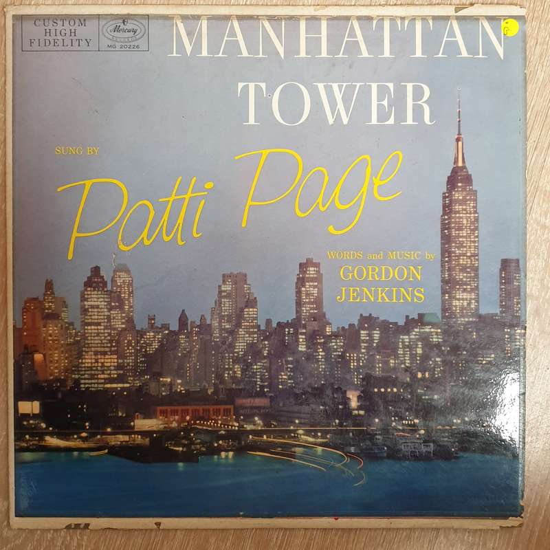 Patti Page  Manhattan Tower -  Vinyl LP Record - Opened  - Good Quality (G)