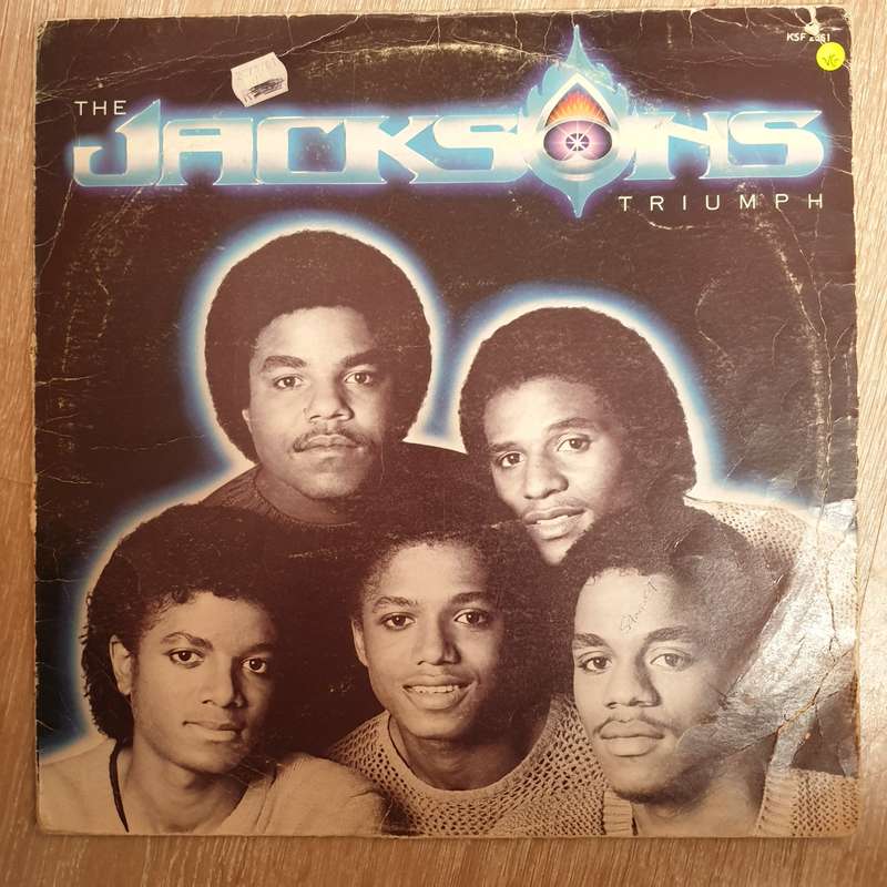Jacksons - Triumph - Vinyl LP Record - Very-Good Quality (VG)
