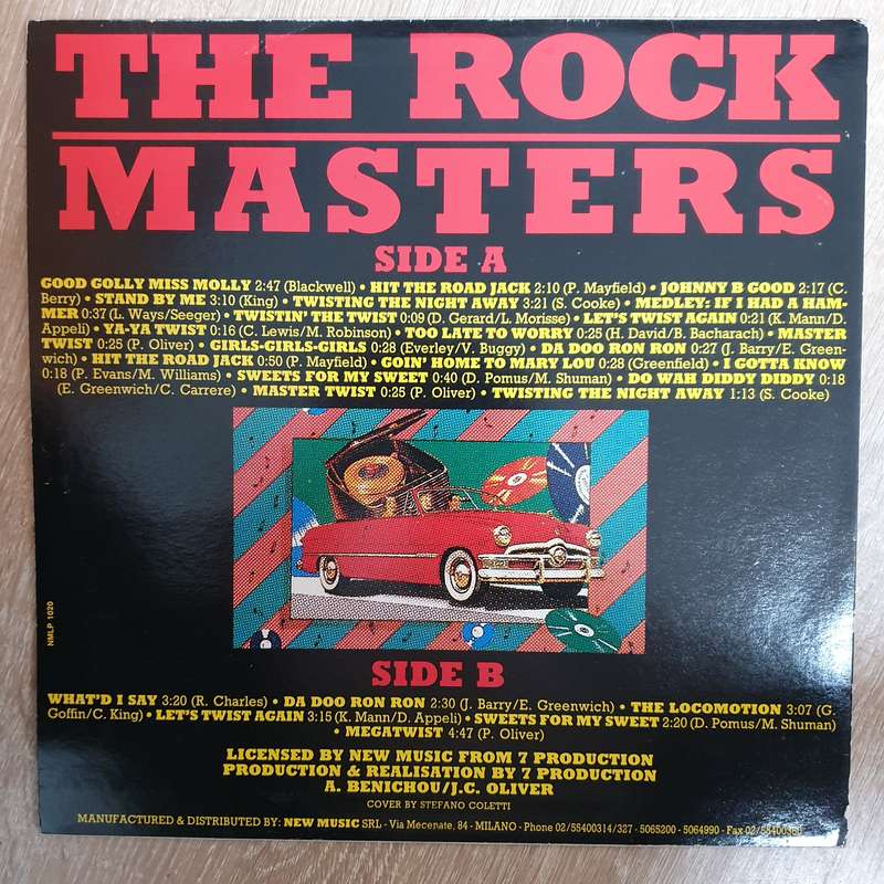 The Rock Masters - Vinyl Record - Very-Good+ Quality (VG+)