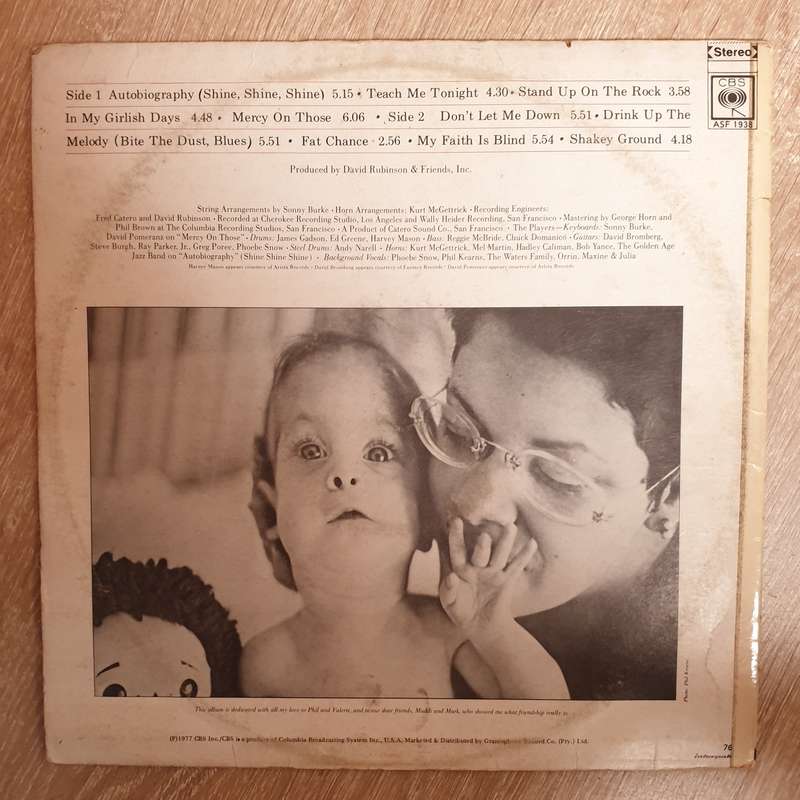Phoebe Snow  It Looks Like Snow - Vinyl Record - Very-Good+ Quality (VG+)