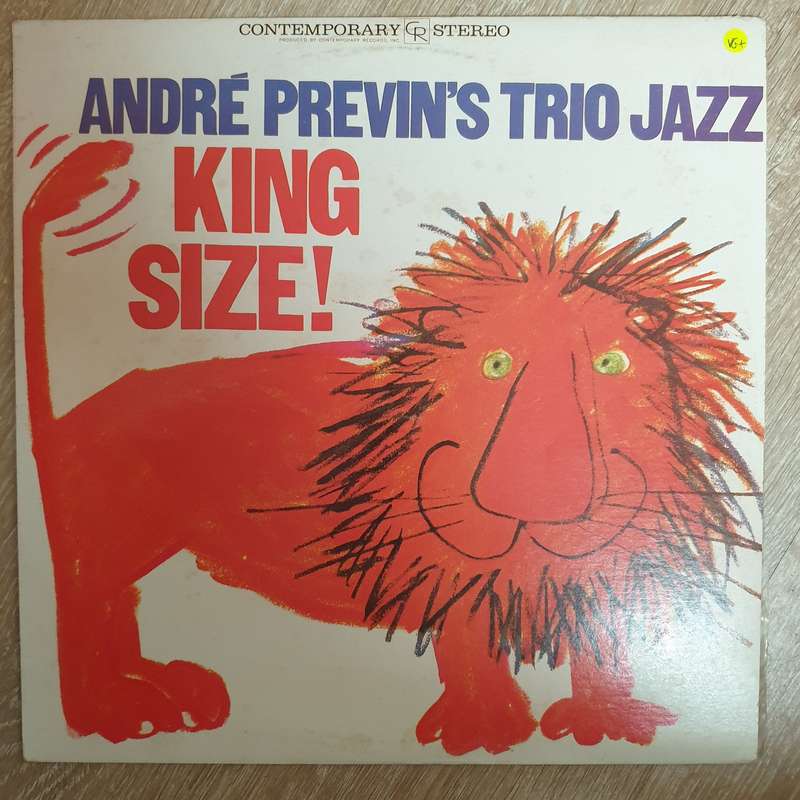 André Previn's Trio Jazz - King Size! - Vinyl Record - Very-Good+ Quality (VG+)