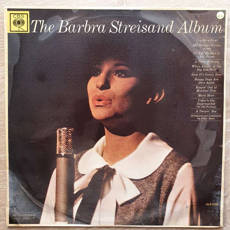 The Barbra Streisand  Album - Vinyl LP Record - Very-Good+ Quality (VG+)