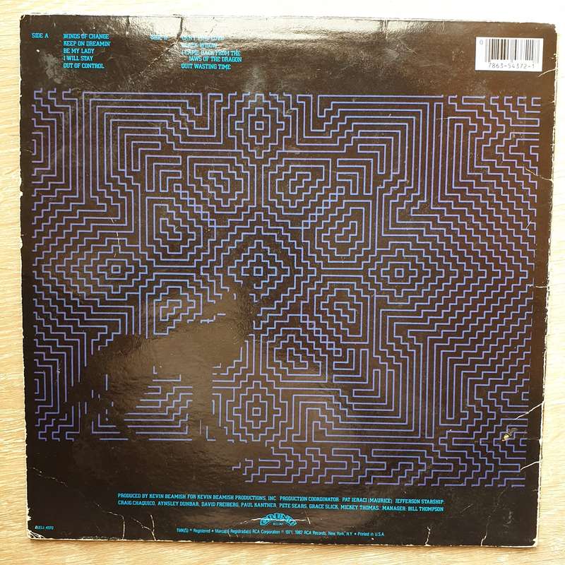 Jefferson Starship  Winds Of Change - Vinyl LP Record - Opened  - Very-Good Quality (VG)