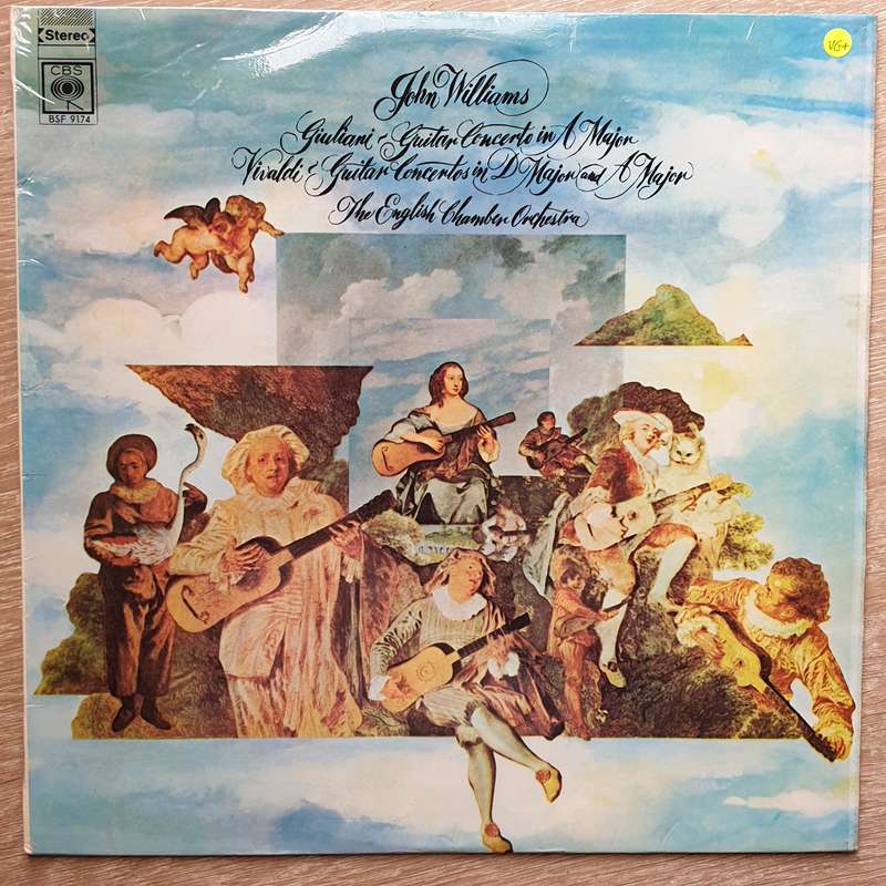 John Williams - Guiliami, Vivaldi - English Chamber Orchestra - Vinyl Record - Very-Good+ Quality...