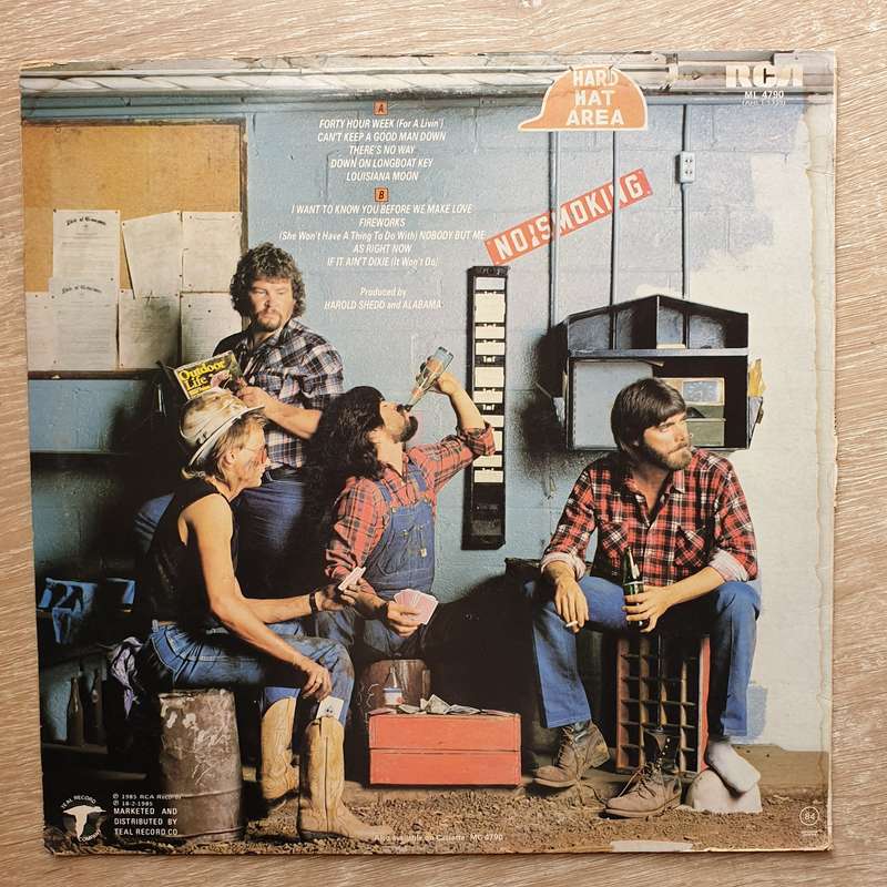 Alabama  40 Hour Week - Vinyl Record - Very-Good+ Quality (VG+)