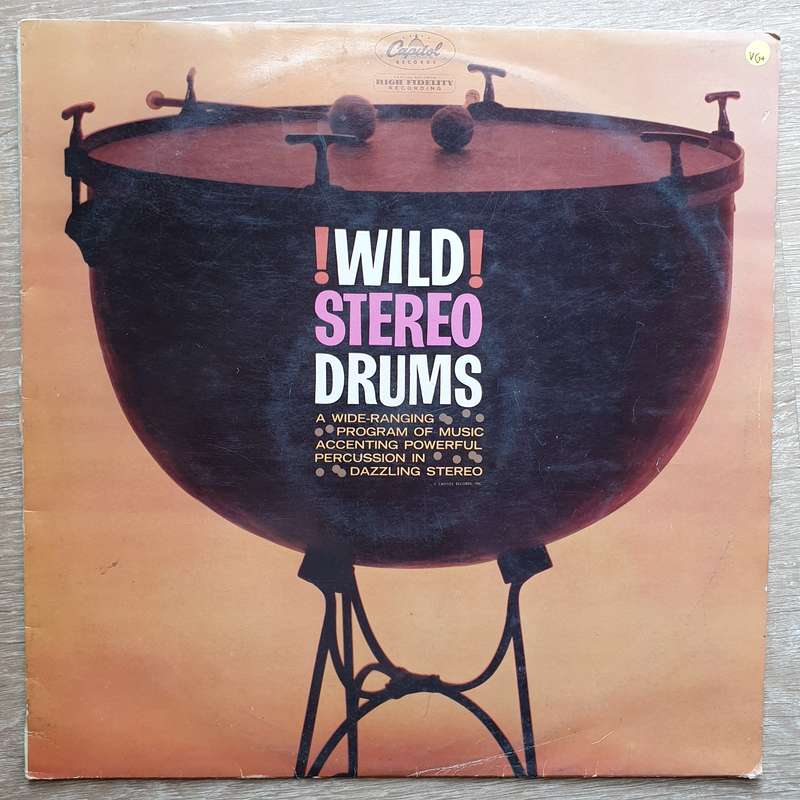 Various  Wild Stereo Drums - Vinyl Record - Very-Good+ Quality (VG+)