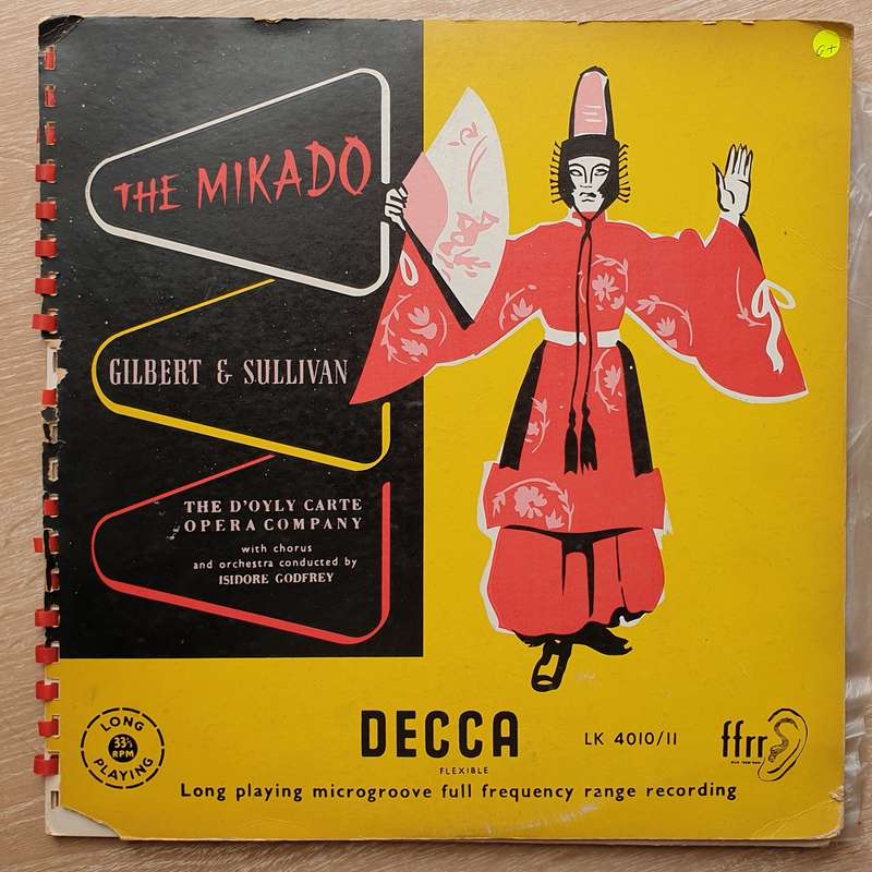 Gilbert & Sullivan - The Mikado - Vinyl LP Record - Opened - Good+ Quality (G+)