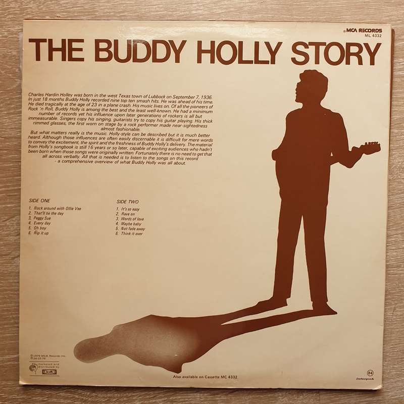 The Buddy Holly Story - Vinyl LP Record - Opened  - Very-Good Quality (VG)