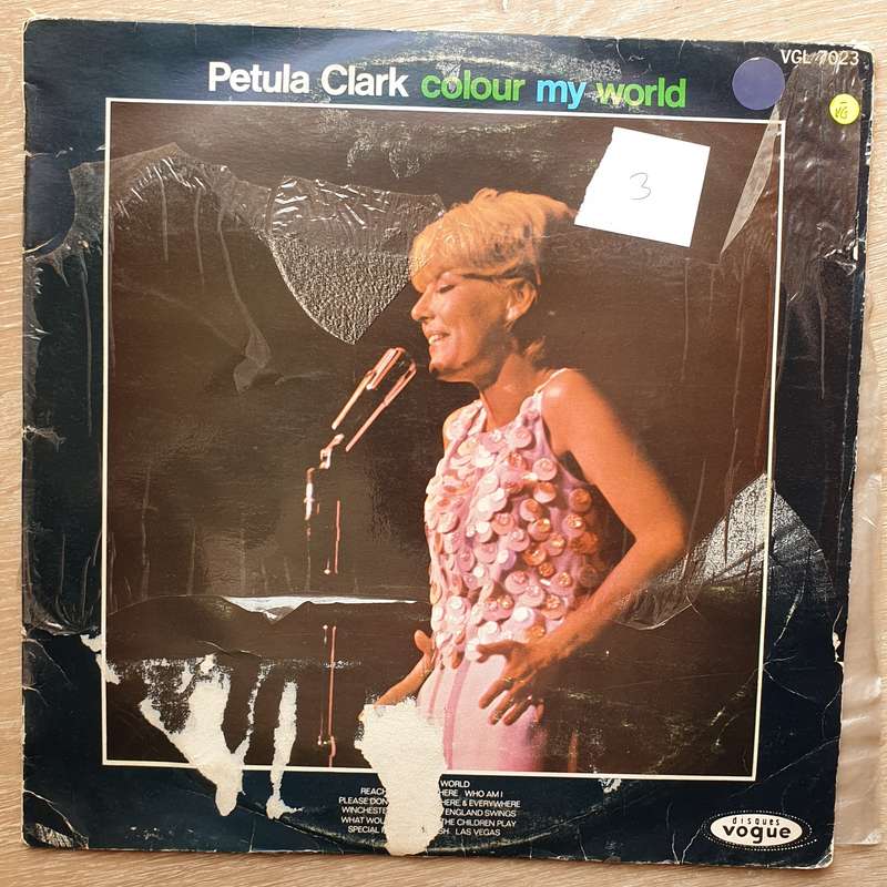 Petula Clarke -  Colour My World - Vinyl LP Record - Opened  - Very-Good- Quality (VG-)