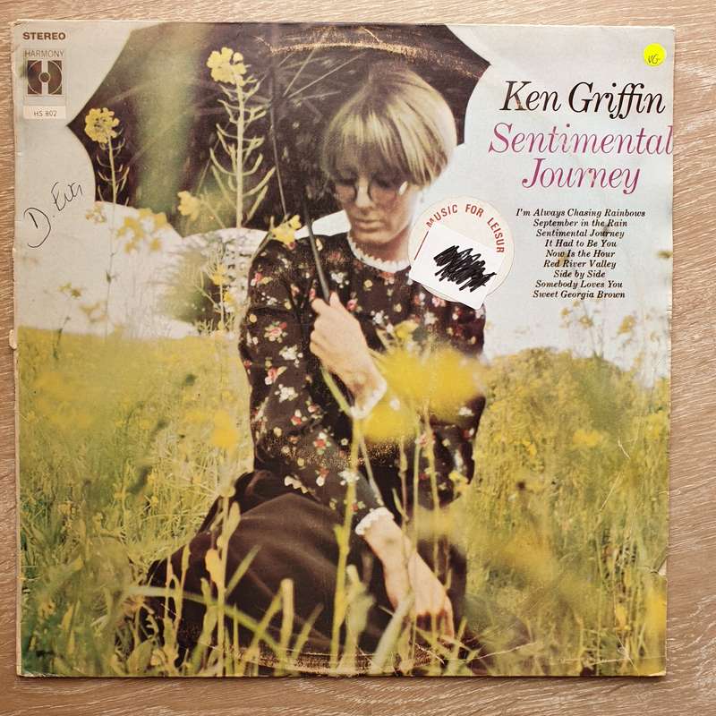 Ken Griffin - Sentimental Journey- Vinyl LP Record - Opened  - Very-Good Quality (VG)