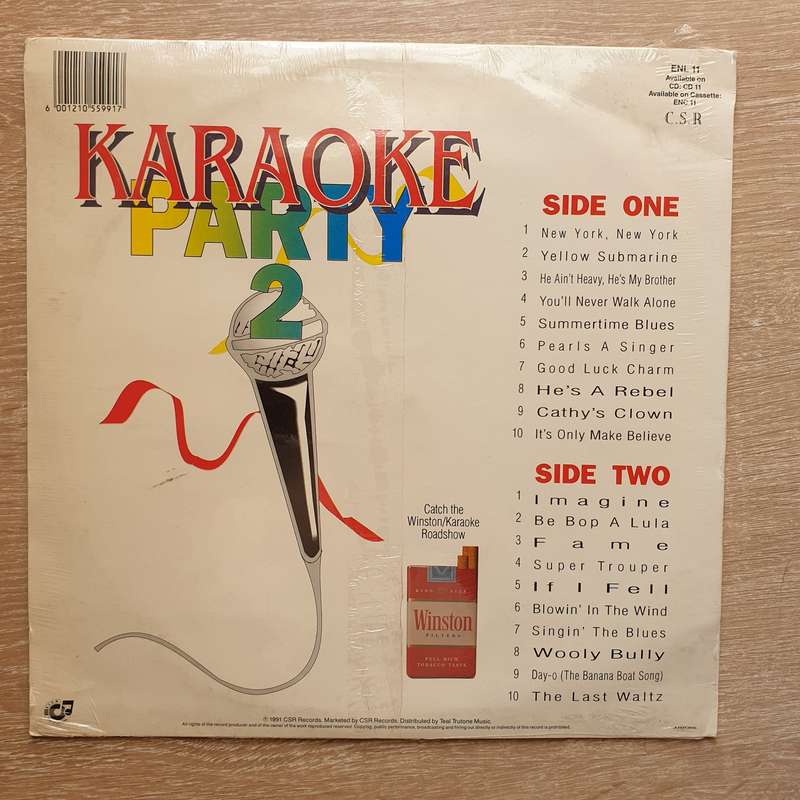 Karaoke Party Vol 2 - Vinyl LP Record - Sealed