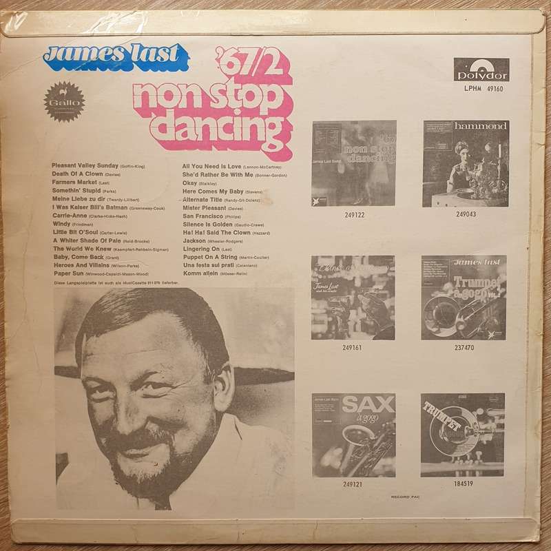 James Last '67/2 Non Stop Dancing -  Vinyl LP Record - Opened  - Good Quality (G)