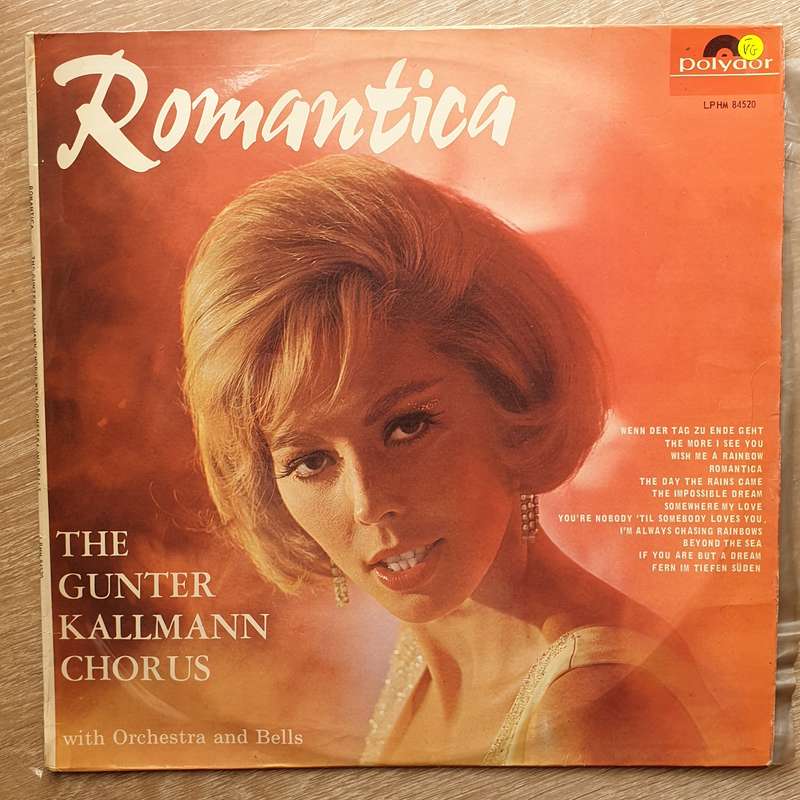 Gunter Kallman Choir - Romantica - Vinyl LP Record - Opened  - Very-Good- Quality (VG-)