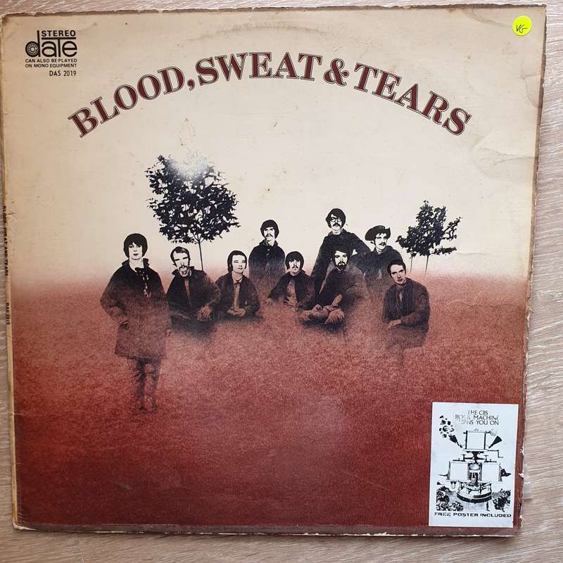 Blood, Sweat And Tears - Vinyl LP Record - Opened  - Very-Good Quality (VG)