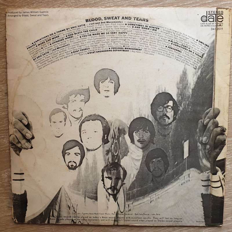 Blood, Sweat And Tears - Vinyl LP Record - Opened  - Very-Good Quality (VG)