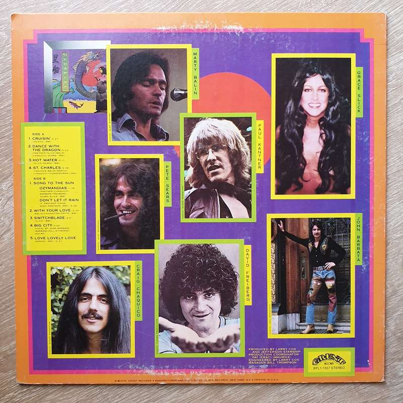 Jefferson Starship  Spitfire - Vinyl LP Record - Opened  - Very-Good- Quality (VG-)