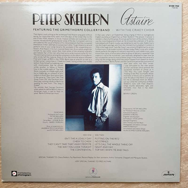 Skellern - Astaire - Vinyl LP Record - Opened  - Very-Good+ Quality (VG+)
