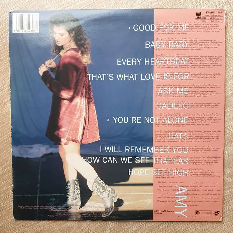 Amy Grant  Heart In Motion - Vinyl LP - Opened  - Very-Good+ Quality (VG+)