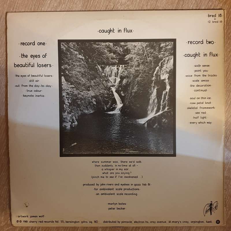 Eyeless in Gaza - Caught in Flux -  Double Vinyl LP Record - Opened  - Very-Good+ Quality (VG+)
