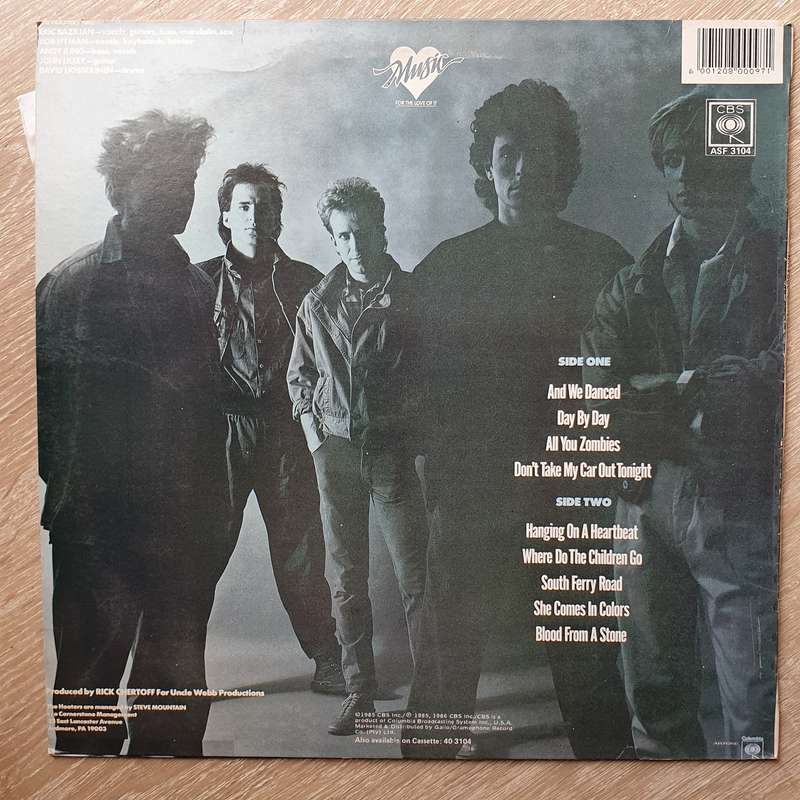 Hooters  Nervous Night - Vinyl LP Record - Opened  - Very-Good+ Quality (VG+)