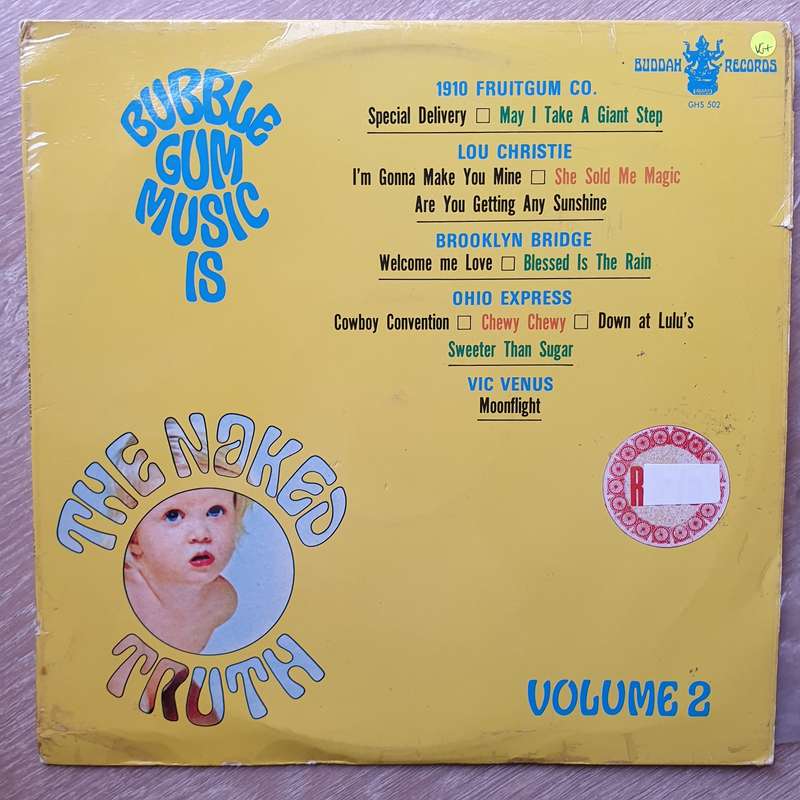 Bubble Gum Music Is The Naked Truth Volume 2 - Vinyl LP - Opened  - Very-Good+ Quality (VG+)
