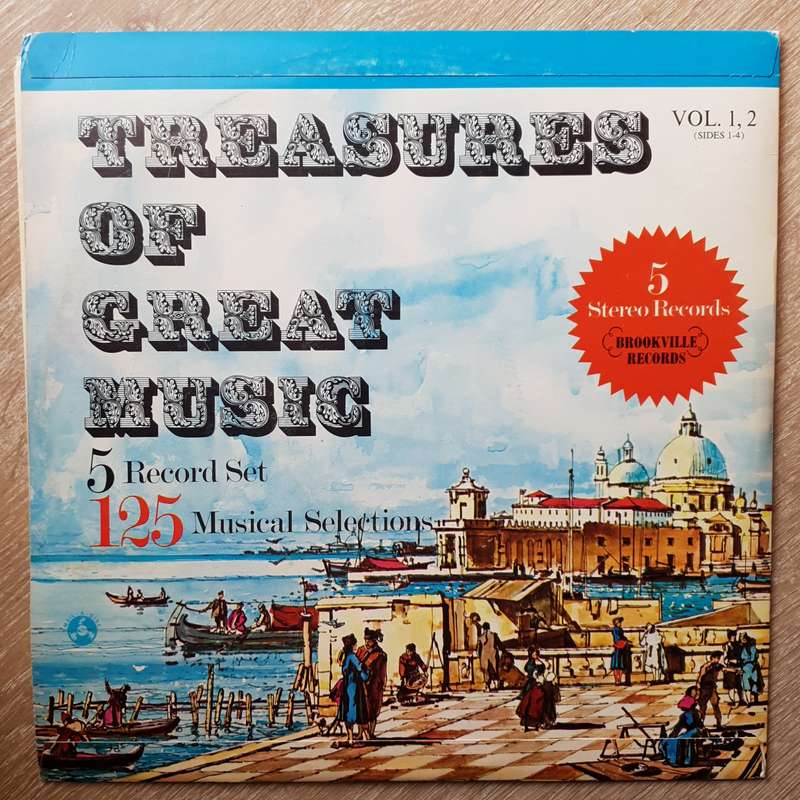 Treasures Of Great Music - 5 x  Vinyl LP Record Set - Opened  - Very-Good+ Quality (VG+)