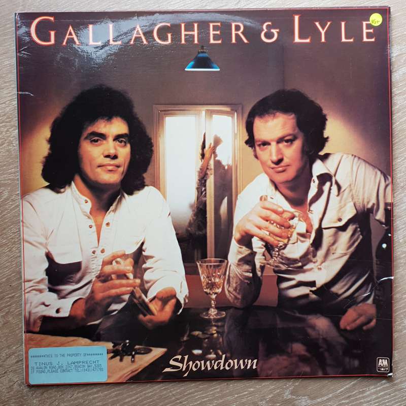 Gallagher & Lyle  Showdown - Vinyl LP Record (VG+)