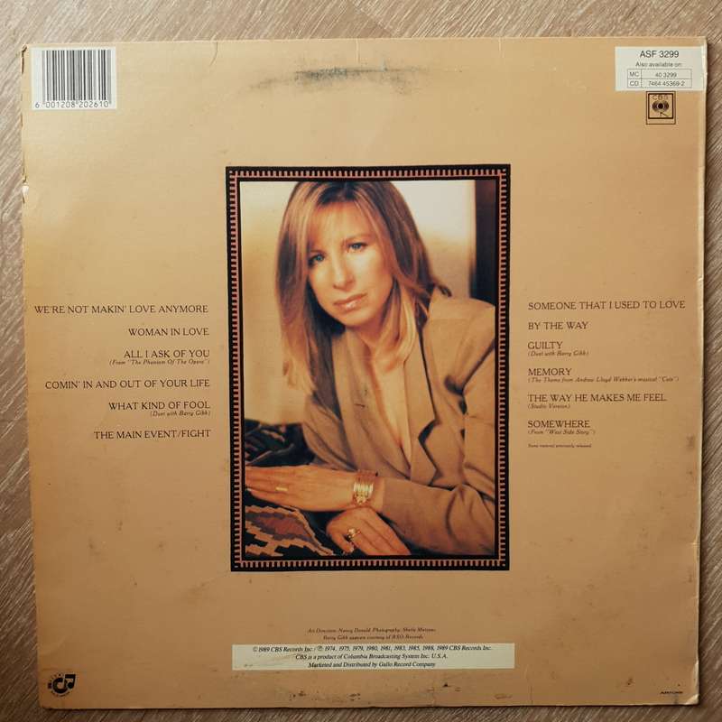Barbra Streisand - A Collection - Greatest Hits and More - Vinyl LP Record - Opened  - Very-Good+...