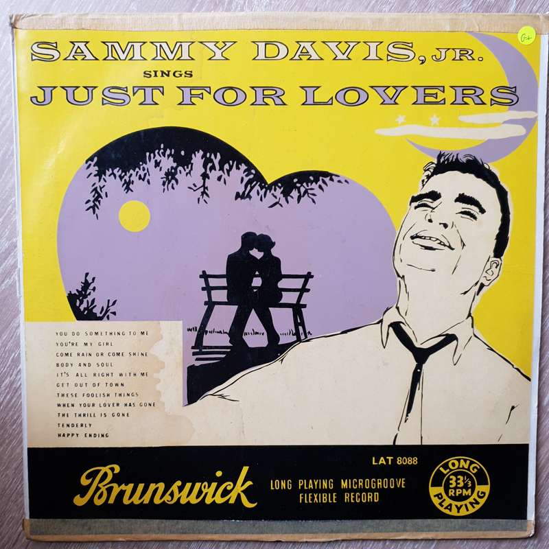 Sammy Davis Jr Sings Just For Lovers - Vinyl LP Record - Opened  - Good+ Quality (G+)