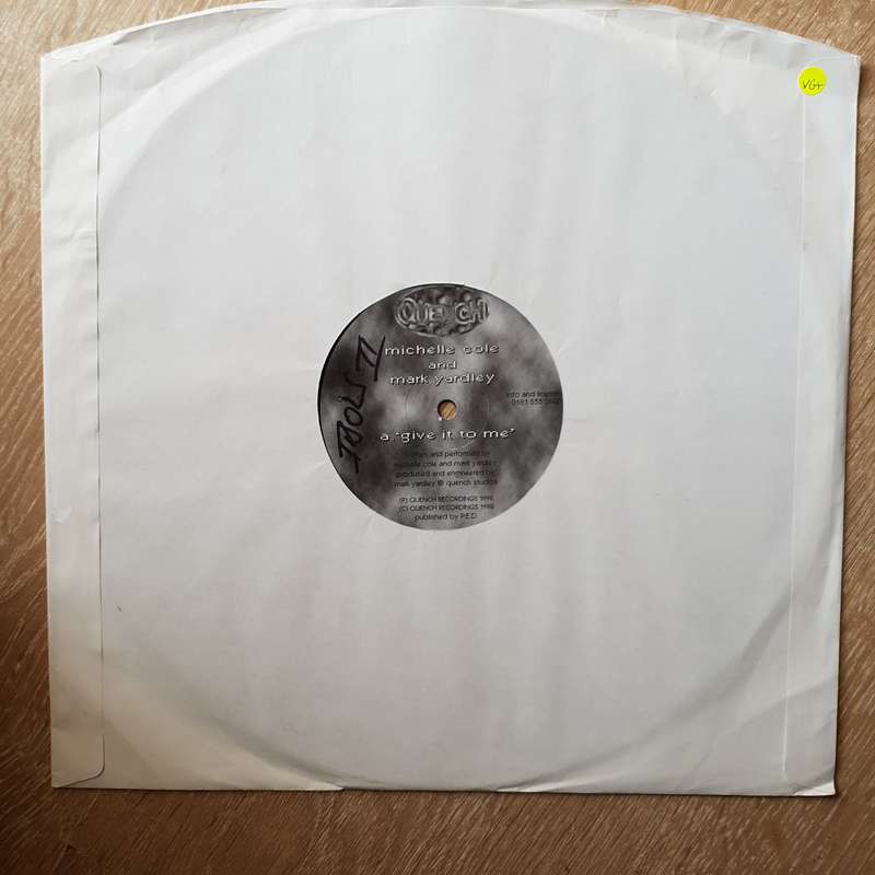 Michelle Cole & Mark Yardley  Give It To Me -  Vinyl Record - Opened  - Very-Good+ Quality ...
