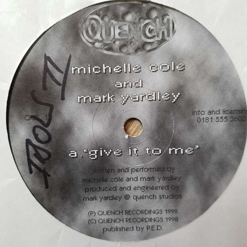 Michelle Cole & Mark Yardley  Give It To Me -  Vinyl Record - Opened  - Very-Good+ Quality ...