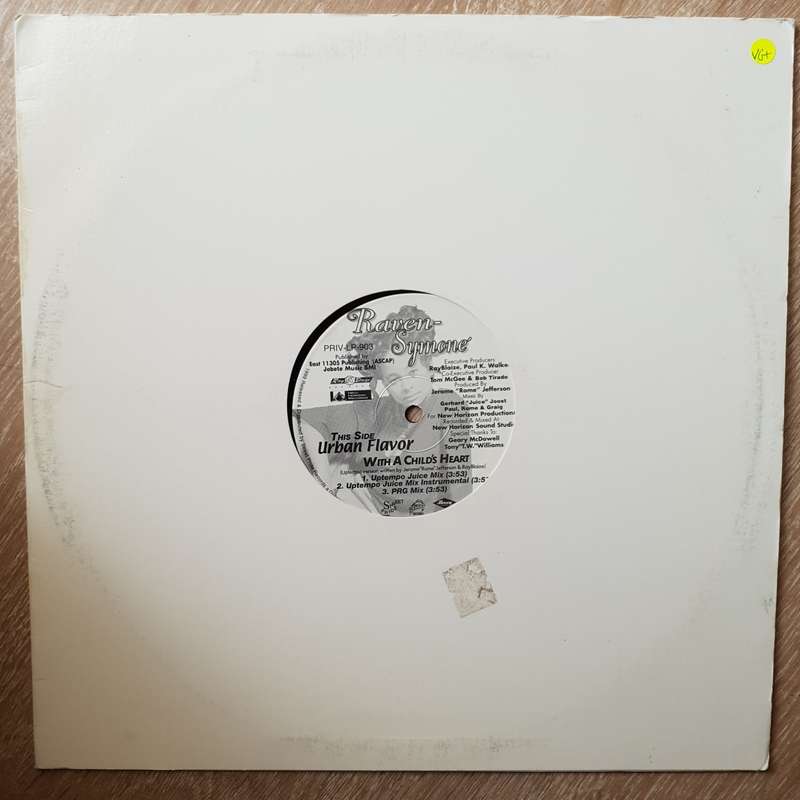 Raven Symone  With A Child's Heart-  Vinyl Record - Opened  - Very-Good+ Quality (VG+)