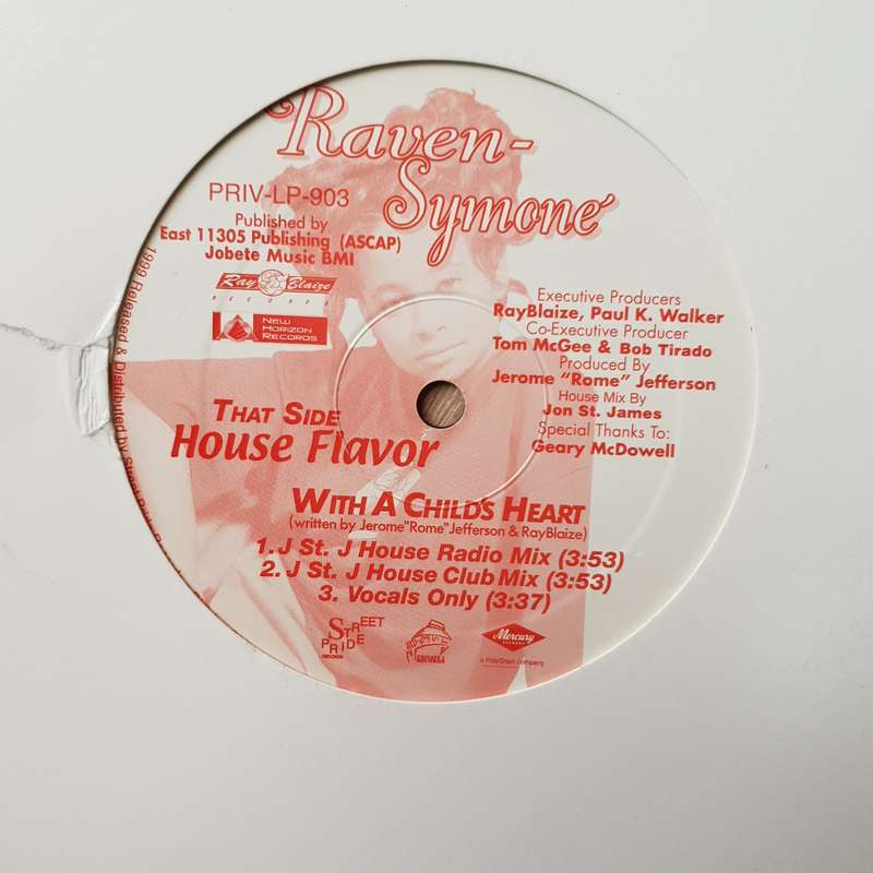 Raven Symone  With A Child's Heart-  Vinyl Record - Opened  - Very-Good+ Quality (VG+)