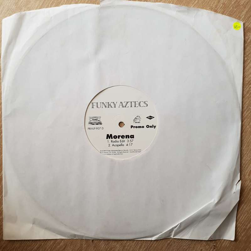 Funky Aztecs  No Evil / Morena -   Vinyl Record - Opened  - Very-Good+ Quality (VG+)