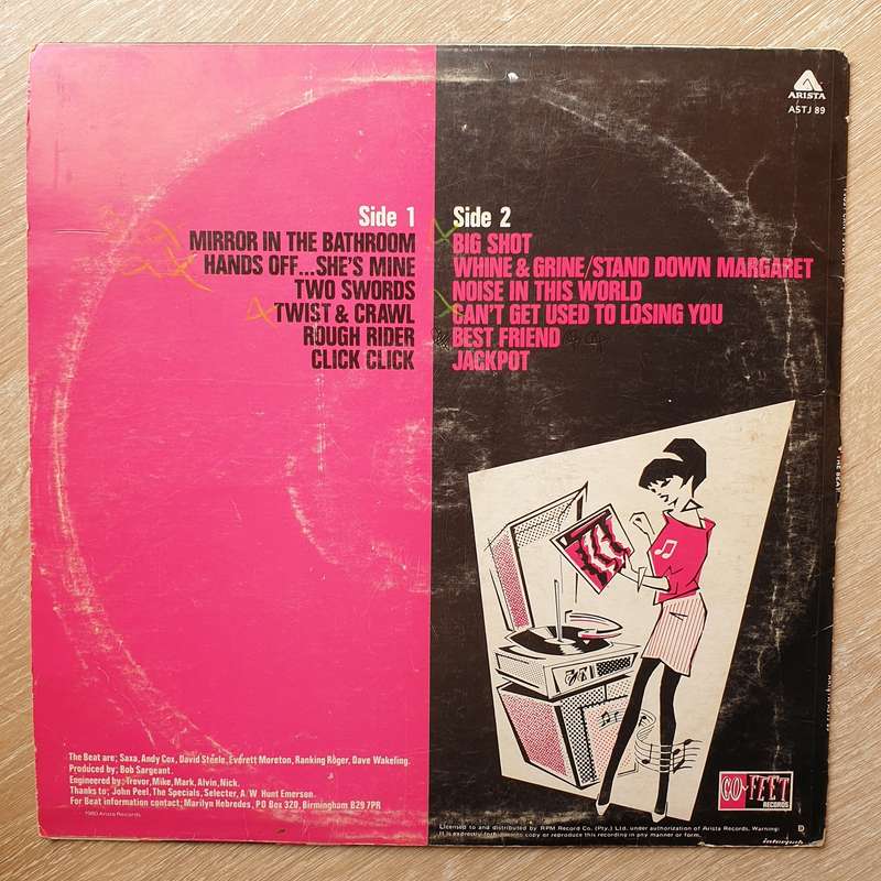 The Beat - I Just Can't Stop It  - Vinyl LP Record - Opened  - Very-Good Quality (VG)
