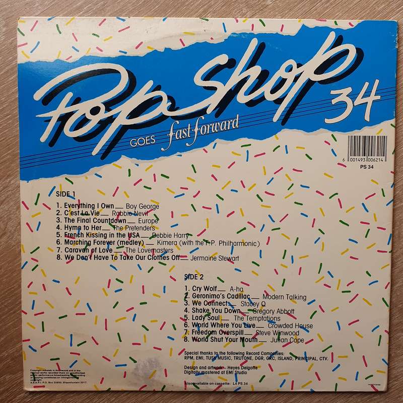 Pop Shop - Vol 34 - Vinyl LP Record - Opened  - Very-Good+ Quality (VG+)