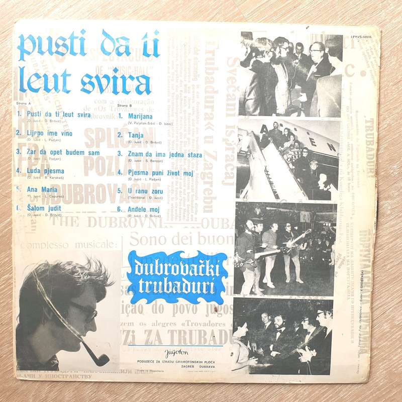 Dubrovački Trubaduri  Pusti Da Ti Leut Svira - Vinyl LP Record - Opened  - Very-Good- Qual...
