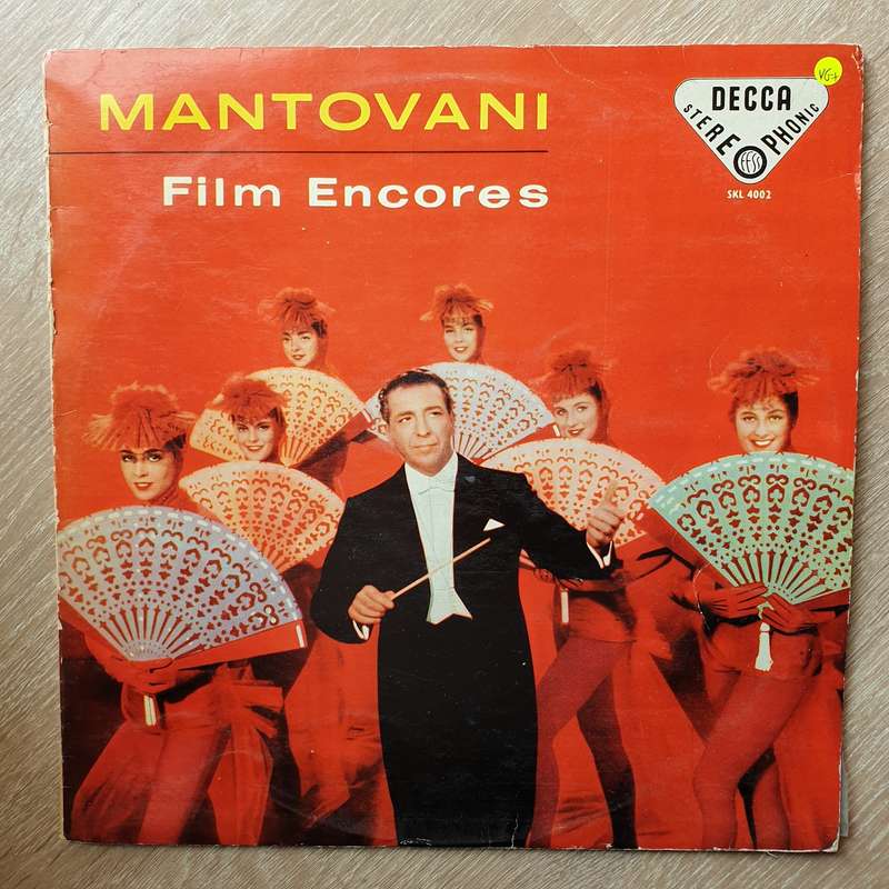 Mantovani And His Orchestra  Film Encores - Vinyl LP Record - Very-Good+ Quality (VG+)