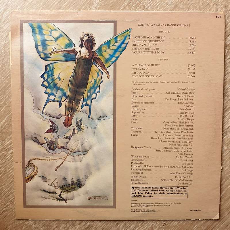Golden Avatar - A Change Of Heart - Vinyl LP Record - Opened  - Very-Good+ Quality (VG)