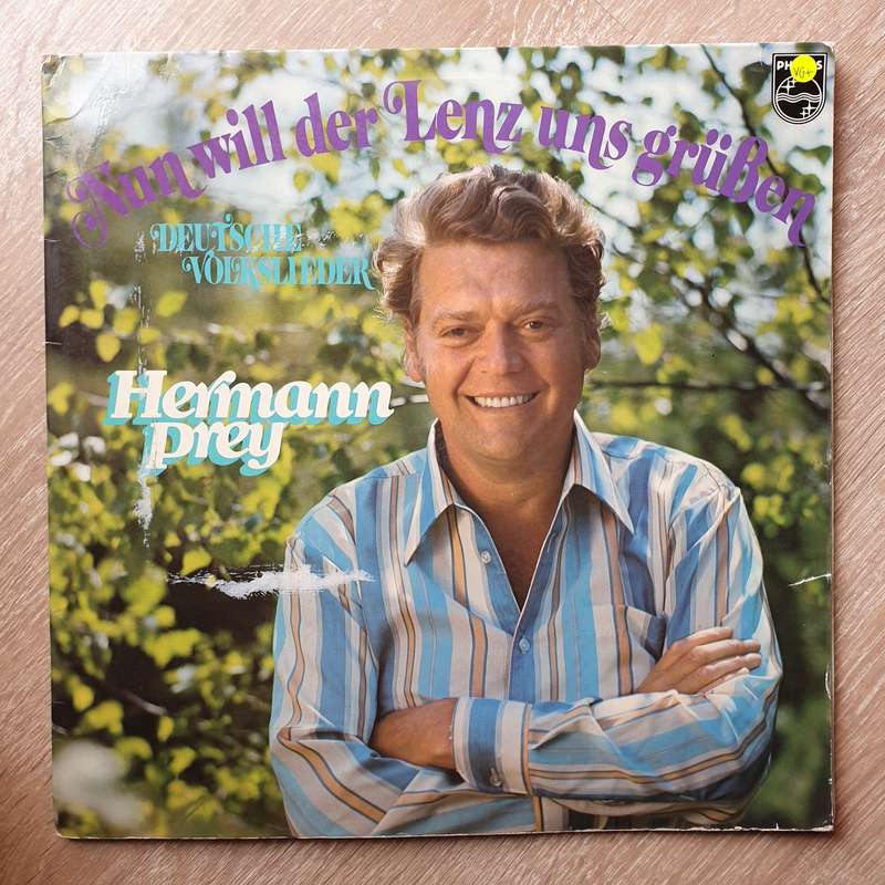 Hermann Prey  Nun will der Lenz uns Grüßen (Deutsche Volkslieder) - Vinyl LP Record - Ver...