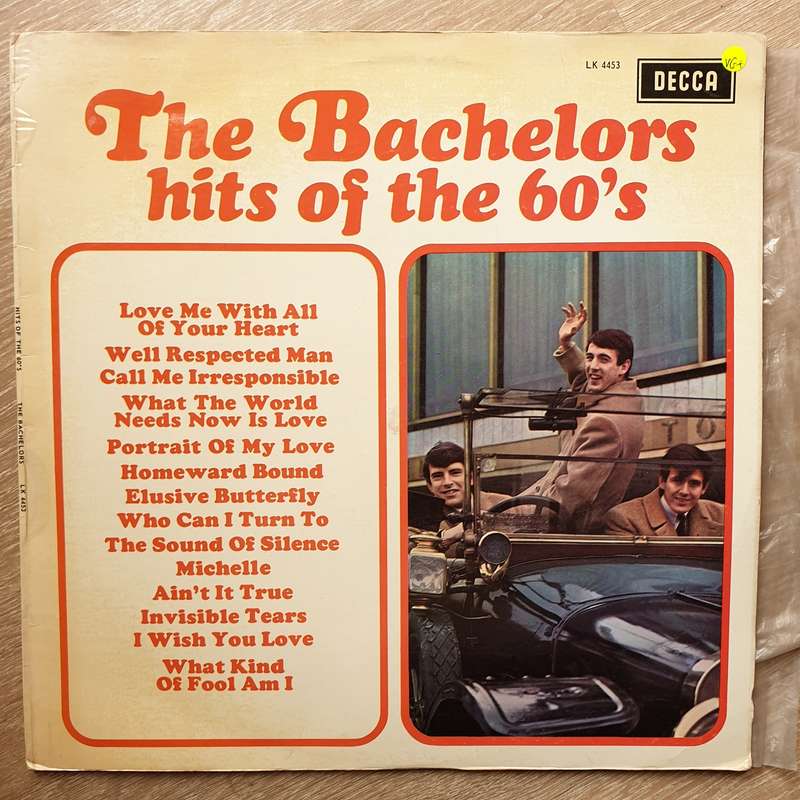 The Bachelors - Hits of The 60's -  Vinyl LP Record - Very-Good+ Quality (VG+)