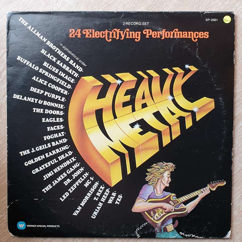 Heavy Metal - 24 Electrifying Performances -  Double Vinyl LP Record - Very-Good+ Quality (VG+)