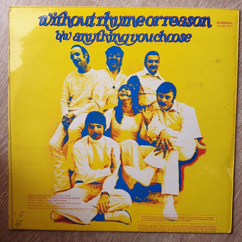Spanky & Our Gang  Anything You Choose B/W Without Rhyme Or Reason - Vinyl LP Record - Very...