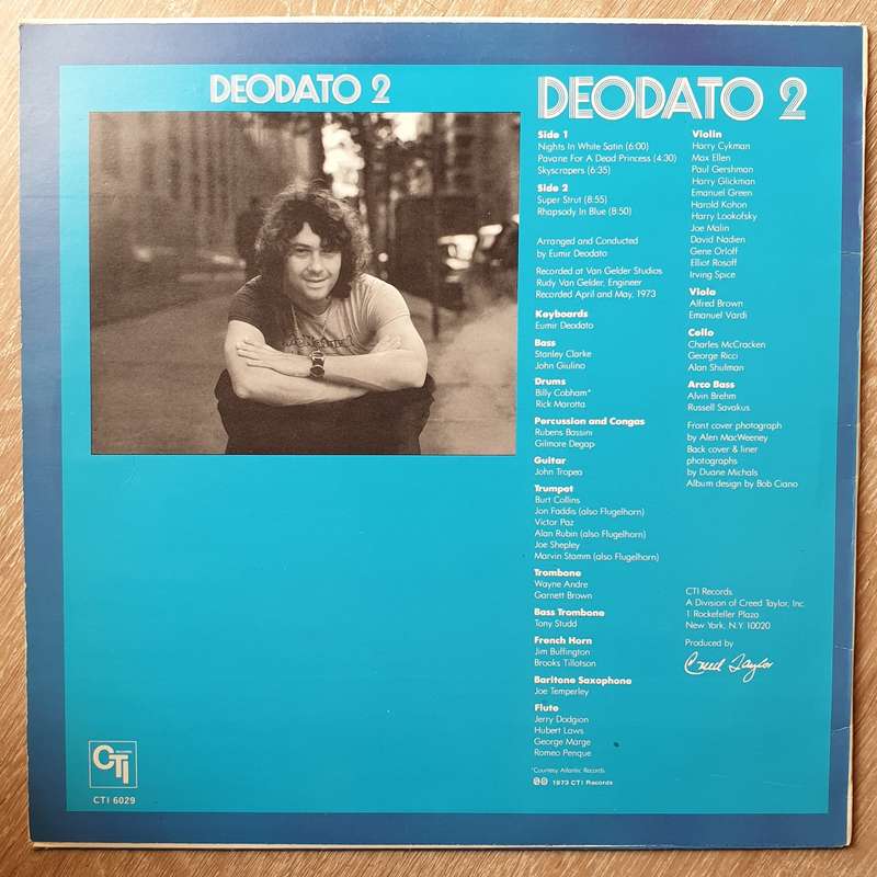 Deodato 2 - Vinyl LP Record - Very-Good+ Quality (VG+)