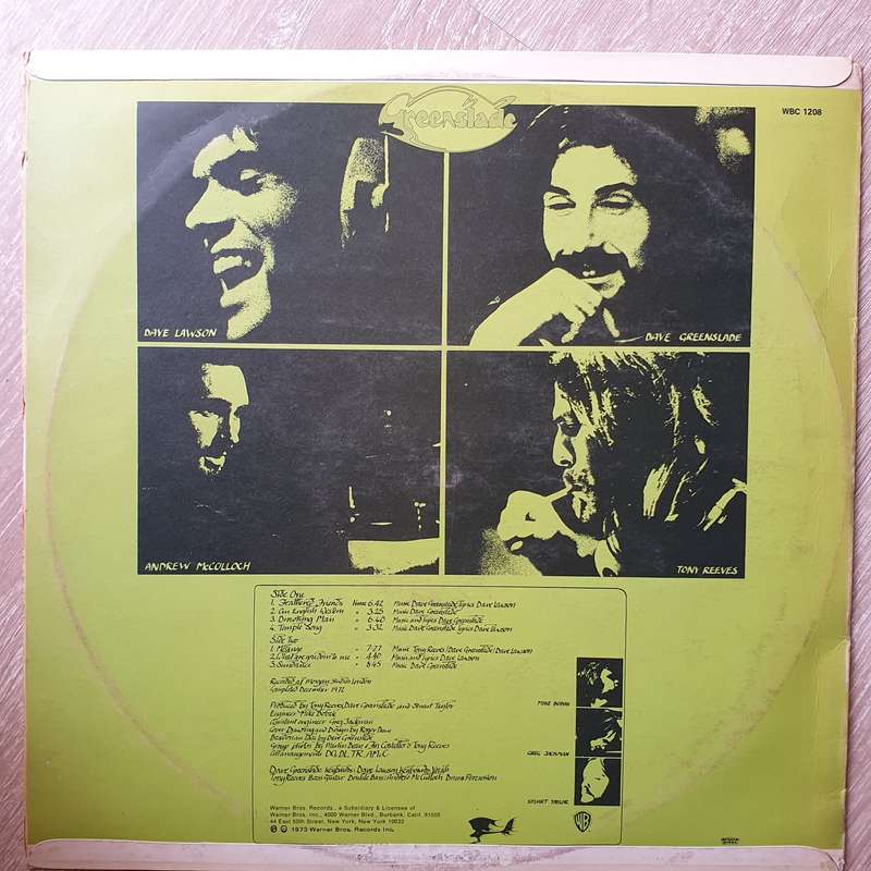 Greenslade  Greenslade - Vinyl LP Record - Opened  - Very-Good+ Quality (VG+)