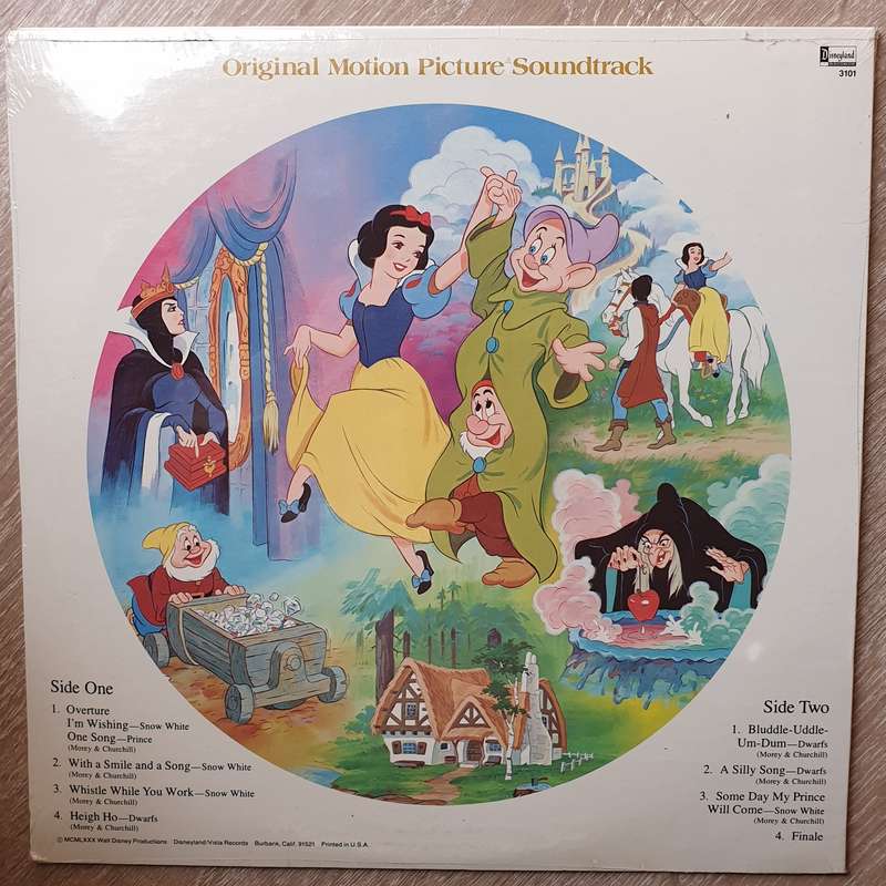 Walt Disney's "Snow White And The Seven Dwarfs" Picture Disc  (Original Motion Picture Soundtrack...